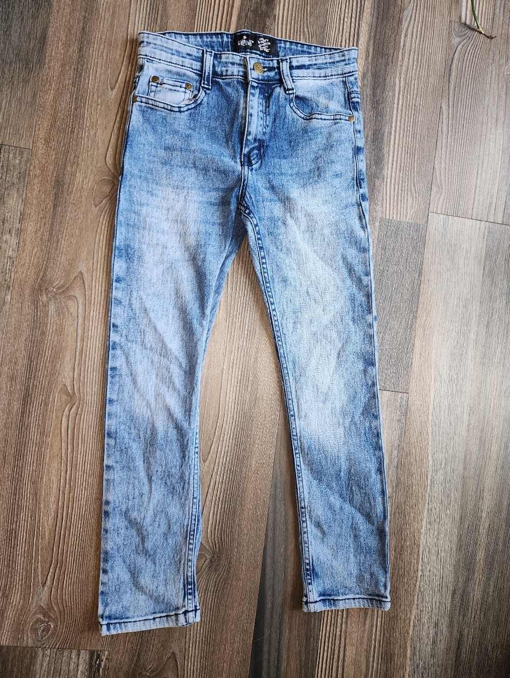 Boys Public Record Jeans Big Boy 10 Medium Skinny Fit Cloud Wash Casual School